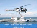 Indian Coast Guard Recruitment for Yantrik 02/2016 Batch