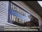 Introduce anti-corruption topics in curriculum: UGC Directs Varsities