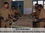 HAL Hyderabad Job Openings for 264 Trade Apprenticeship Training Posts