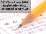 SBI Clerk Exam 2016: Registration Date Extended