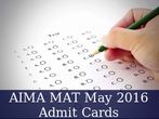 AIMA MAT May 2016: Download Admit Cards