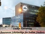 Deakin University Declares Rs. 1.8 Cr Scholarships for Indian Students