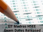 IIT Madras HSEE 2016 Result Date Released