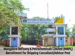 MRPL Job Openings for Shipping Consultant/Advisor Post 2016