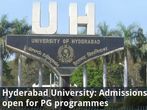 Hyderabad University: Admissions open for PG programmes