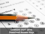 COMEDK UGET 2016: Download Answer Keys