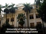 University of Calcutta Opens Admission for MBA programme