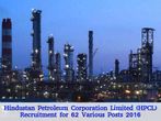 HPCL Job Openings for 62 Various Posts 2016, Apply Now