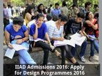IIAD Admissions 2016: Apply for Design Programmes 2016