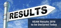 KEAM Results 2016 to be Declared Today