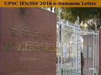 UPSC IES/ISS 2016: e-Summon Letter Available for Download