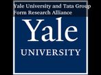 Yale University and Tata Group Form Research Alliance