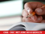CSIR UGC NET - June 2016 results declared