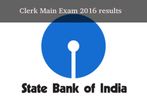 SBI Clerk JA/JAA Main Exam 2016 Results Released