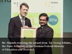 An Interview with Mr Shamik C, the winner of Green Talents Award 2016