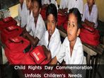 Child Rights Day Commemoration Unfolds Children's Needs