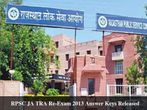 RPSC JA TRA Re-Exam 2013 Answer Keys Released