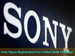 Sony Opens Free Registrations For Global Math Challenge
