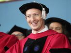 Mark Zuckerberg Graduates After 13 Years From Harvard University, Gives Ideas for Success Mark Zuckerberg Graduates After 13 Years From Harvard University, Gives Ideas for Success