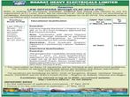 BHEL Recruitment 2018: Call For Law Officer Post
