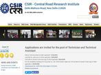 CSIR-CRRI Recruitment 2019: Apply Online For 41 Technicians And Technical Assistants
