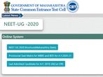 Maharashtra NEET UG Counselling 2020 Registration Begins At mahacet.org