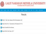 Lalit Narayan Mithila University Result 2021 Declared