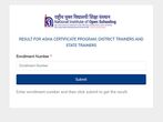 NIOS ASHA Certificate Programme Result 2021 Declared at voc.nios.ac.in NIOS ASHA Certificate Programme Result 2021 Declared at voc.nios.ac.in