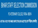 Bihar SSC Recruitment 2021 For 100 Mines Inspector (Non-Gazetted) Posts, Apply Online Before On October 22