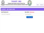 TS EdCET Results 2021 Declared, Check Direct Link