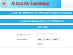 AIBE Admit Card 2021 Released, Download AIBE 16 Admit Card 2021 At allindiabarexamination.com