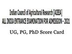 ICAR AIEEA 2021 Score Card Released, Here’s How To Check ICAR AIEEA UG, PG, PhD Scores (Provisional) Here ICAR AIEEA 2021 Score Card Released, Here’s How To Check ICAR AIEEA UG, PG, PhD Scores (Provisional) Here