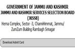 JKSSB Admit Card 2021 For Jr Statistical Assistant Exam Released At jkssb.nic.in, Download Here