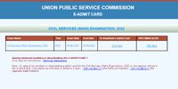 UPSC CSE Main Exam Admit Card 2022 Issued; Download Hall Ticket