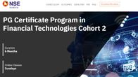 Final Application Round closes on the 20th of November for PG Certificate Program in FinTech 2022 Batch