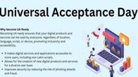 Universal Acceptance Day March 28 Universal Acceptance Day March 28