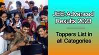 IIT-JEE Advanced 2023 Toppers List, Check Zone-wise, Category-wise Rank Here IIT-JEE Advanced 2023 Toppers List, Check Zone-wise, Category-wise Rank Here