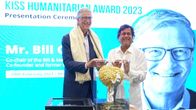 Bill Gates Receives the Prestigious KISS Humanitarian Award 2023 Bill Gates Receives the Prestigious KISS Humanitarian Award 2023
