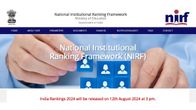 NIRF Rankings 2024 will be Released Today at 3 PM: Check Details Inside
