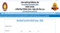 Rajasthan Pre D.El.Ed Admit Card 2026 Out; Direct Link to Download BSTC Hall Ticket