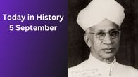 Today in History, September 5: Indian Historical Events, Births, Deaths & Global Observances