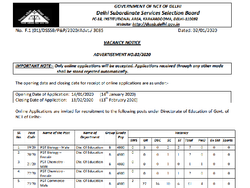 DSSSB Recruitment 2020 / डीएसएसएसबी भर्ती 2020: दिल्ली में PGT की सरकरी नौकरी के लिए ऐसे करें आवेदन