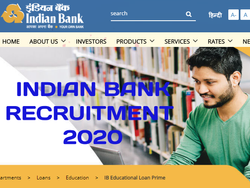 Indian Bank Recruitment 2020 / इंडियन बैंक भर्ती 2020: बैंक में सरकारी नौकरी के लिए जल्द करें आवेदन