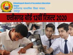 CGBSE 12th Result 2020 Declared: सीजीबीएसई छत्तीसगढ़ बोर्ड 12वीं रिजल्ट 2020 घोषित,मोबाइल पर करें चेक