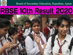 RBSE 10th Result 2020 Check Here: राजस्थान बोर्ड आरबीएसई 10वीं रिजल्ट 2020 घोषित, 80.63% छात्र पास