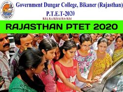 Rajasthan PTET Exam 2020: राजस्थान पीटीईटी परीक्षा 16 सितंबर 2020 को होगी, राजस्थान PTET सिलेबस TIPS