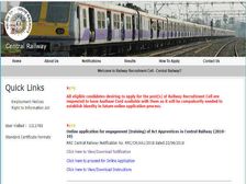 सेंट्रल रेलवे भर्ती 2018: अपरेंटिस के 2573 पदों पर भर्ती, जल्द करें आवेदन