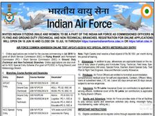 भारतीय वायु सेना में निकली भर्ती, ऐसे करें आवेदन