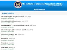 ICAI IPCC Result 2018: CA IPCC के रिजल्ट घोषित, ऐसे करें चेक