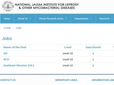 ICMR Jalma Recruitment 2018: लैब टेक्निशियन, लैब अटेंडेंट और अन्य पदों पर इंटरव्यू से भर्ती